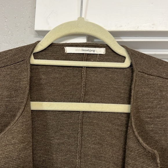 SIBIN LINNEBJERG EVI ANTHRACITE KIMONO CARDIGAN (M) - Picture 5 of 15